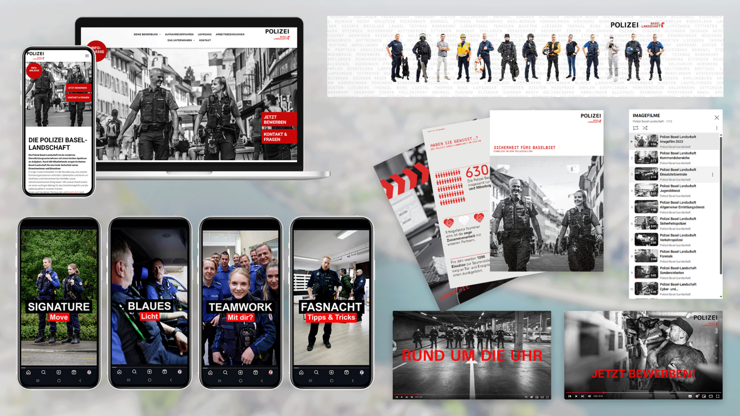 Arbeiten Kampagne - Bild Polizei